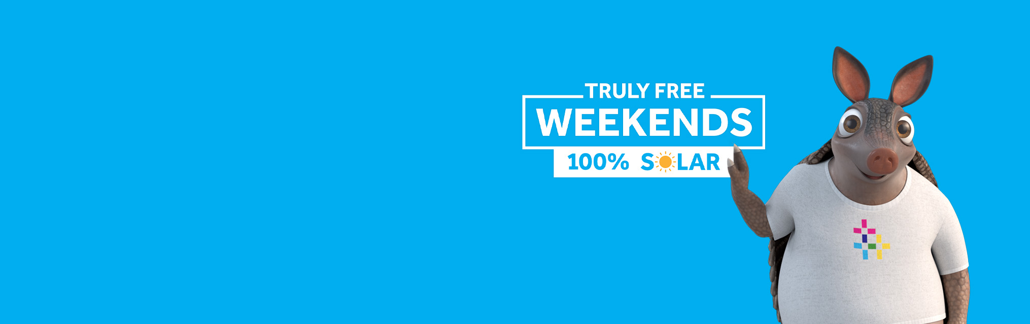 Truly Free Weekends with 100% Solar
